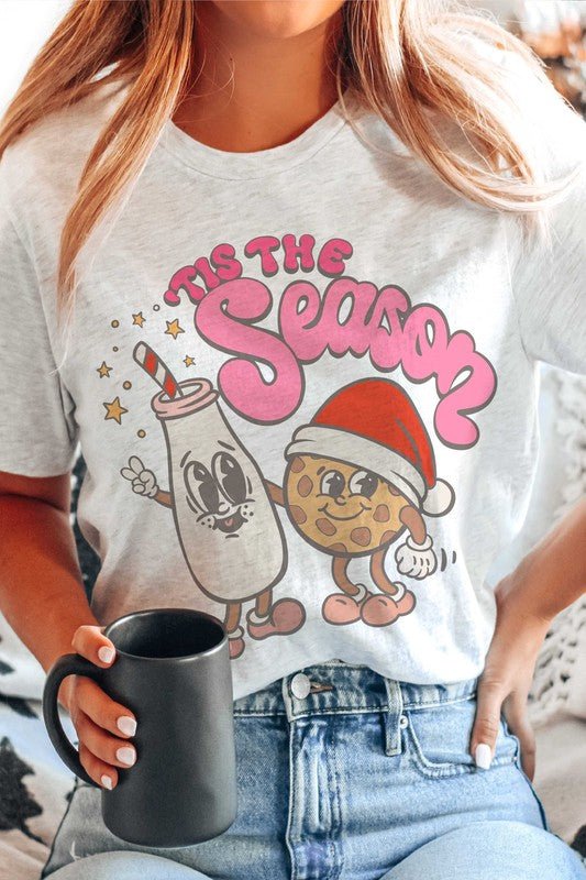 TIS THE SEASON GRAPHIC TEE - Queens Palace Boutique