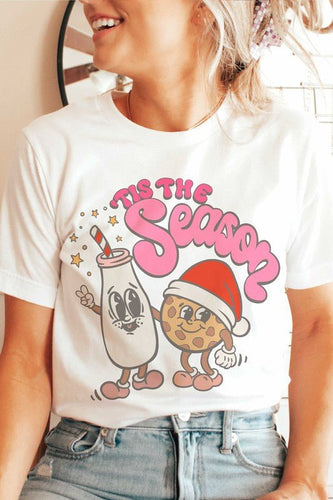 TIS THE SEASON GRAPHIC TEE - Queens Palace Boutique